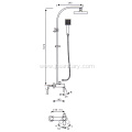 Square Head Exposed Shower System With Tub Faucet